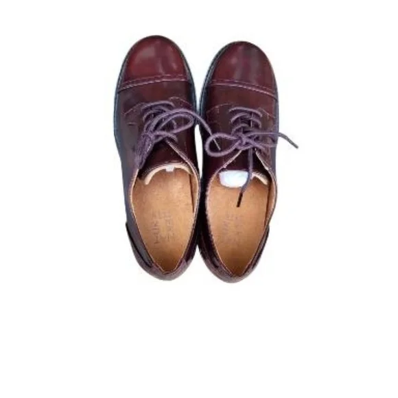 Wide Naturalizer Cabaret Lace Loafer Lug Platform Wine Burgundy Shoe Women 8.5 - Picture 6 of 15